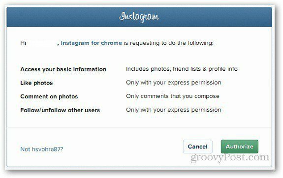 Mit Instagram für Chrome können Benutzer Instagram in ihrem Browser durchsuchen