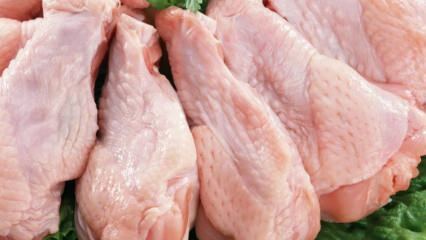 Wie wird Hühnerfleisch gelagert?