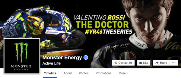 Facebook Cover Foto Monster Energie