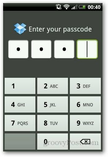 Passwort schützen Dropbox 6