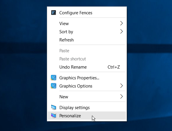 Windows 10 Personalisieren