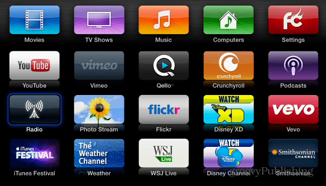 Apple TV-Kanäle