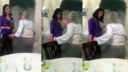 Schreckliche Bilder in Kadıköy! Gewalt der Pflegekräfte gegen alte Frauen ...