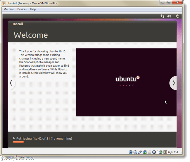 ubuntu Begrüßungsseite installieren