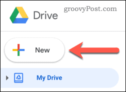 Erstellen eines neuen Dokuments in Google Drive