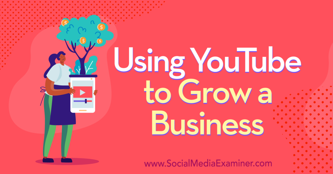 Verwenden von YouTube zum Wachstum eines Unternehmens mit Erkenntnissen von Jessica Stansberry im Social Media Marketing Podcast.