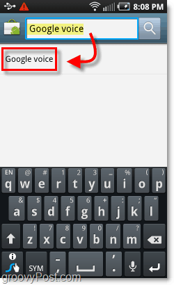 Mobiler Android Market Google Voice
