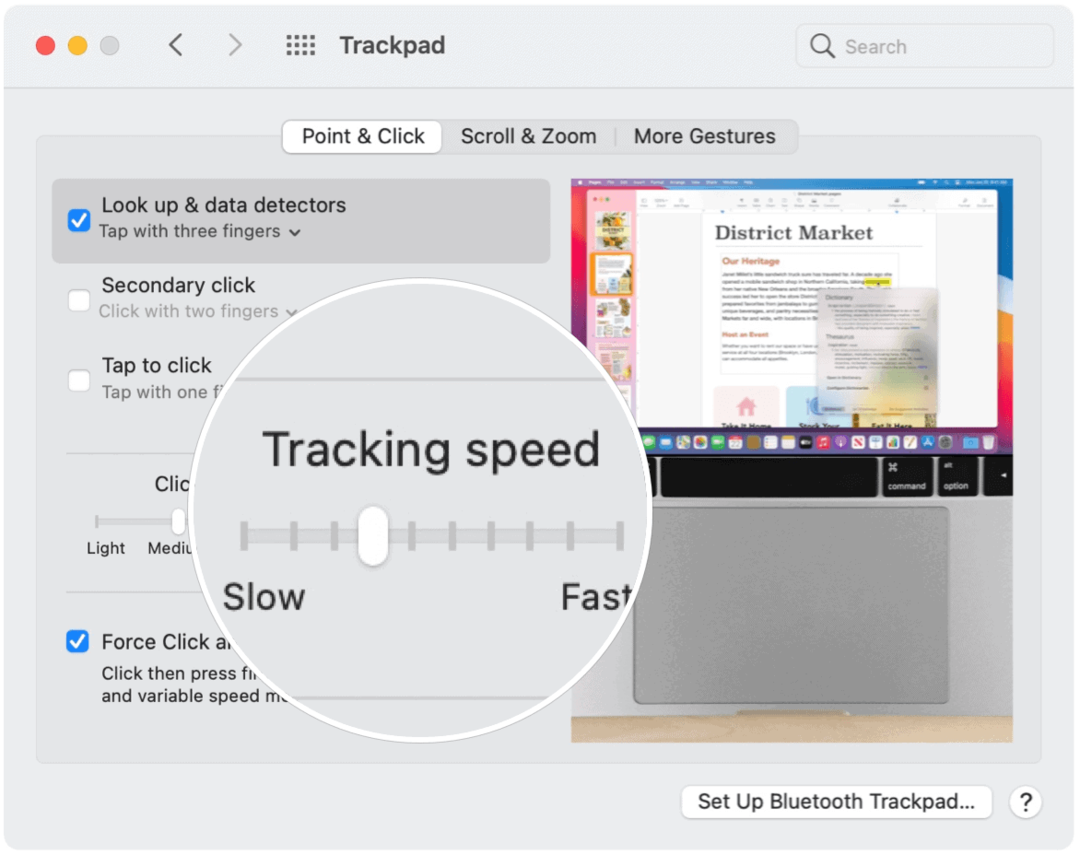 Beheben Sie Probleme mit der Tracking-Geschwindigkeit Ihrer Mac Mouse TrackPad