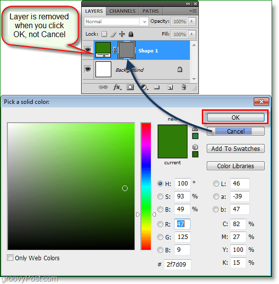 Photoshop Color Picker Screenshot - wo es funktioniert, können Sie jetzt Farbauswahl-Hotkeys in Photoshop verwenden