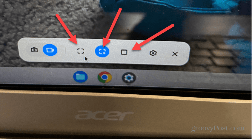 Bildschirmaufnahme auf Chromebook