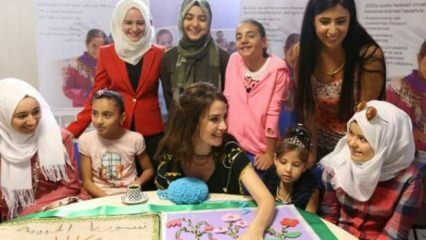 Songül Öden traf sich mit syrischen Frauen