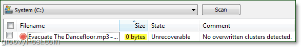 Null-Byte-Dateien können höchstwahrscheinlich nicht wiederhergestellt werden