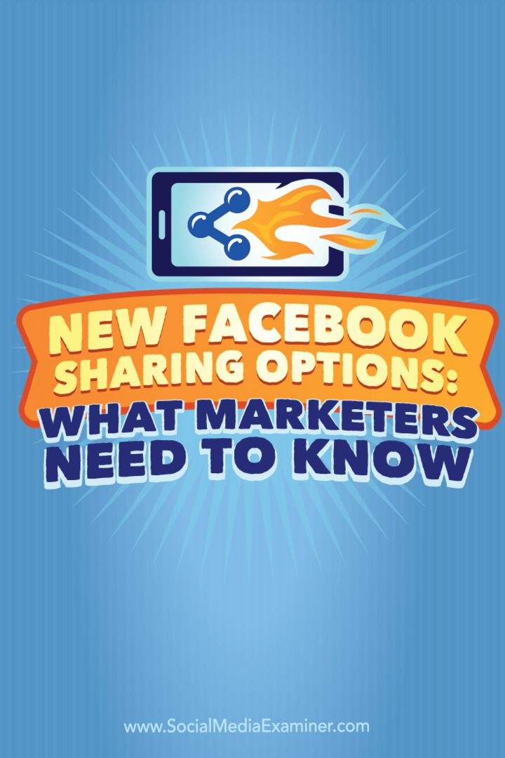 Verwenden Sie Facebook-Sharing-Optionen, um das Engagement zu erhöhen