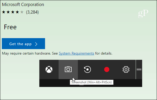 So machen Sie einen Screenshot in Windows 10 mit Xbox Game DVR
