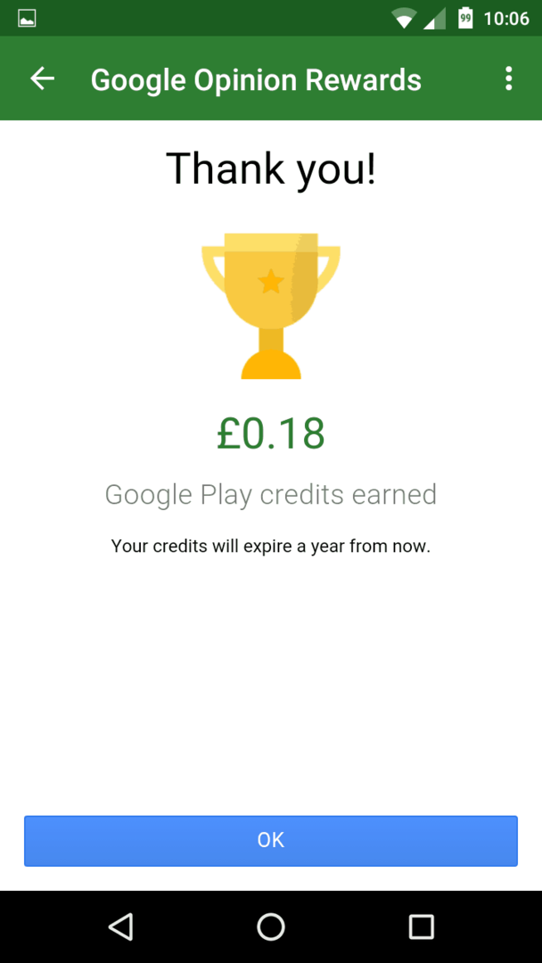Google Rewards (06) google play kreditfreie Apps speichern Musik-TV zeigt Filme Comics Android-Meinung belohnt Umfragen Standort Credits verfallen