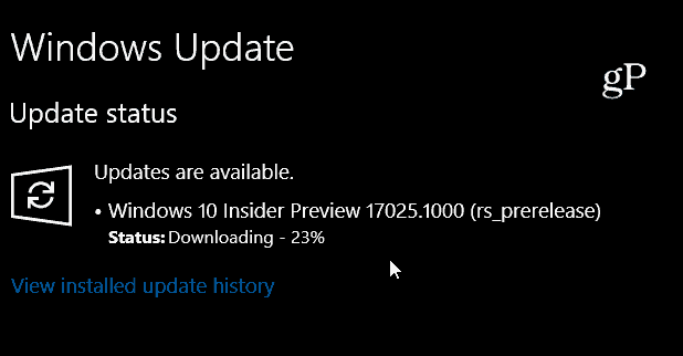 Microsoft führt Windows 10 Redstone 4 Preview Build 17025 ein