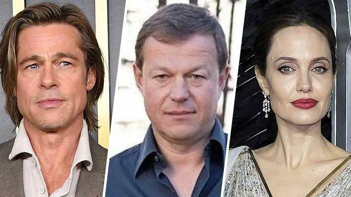 Brad Pitt, Yuri Shefler und Angelina Jolie