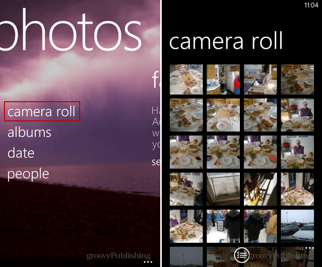 Kamerarolle Windows Phone 8