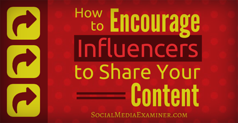 Influencer Content Shares fördern