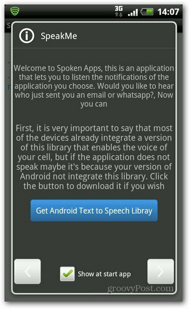 SpeakMe für Android Text-to-Speech-Bibliothek