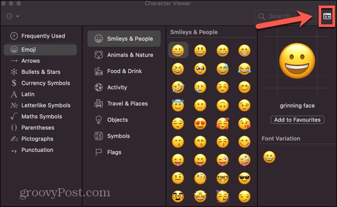 Mac-Emoji-Viewer-Symbol