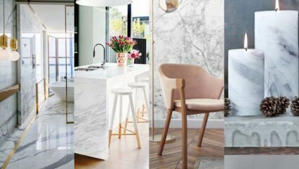 Neuer Trend in der Heimdekoration: Marmor