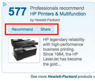 Hewlett Packard Anzeige