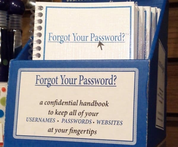 Haben Sie Ihr Passwort vergessen