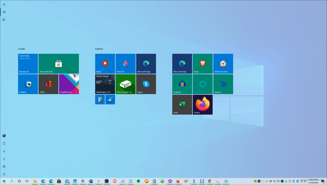 So erstellen Sie das Windows 10-Startmenü im Vollbildmodus