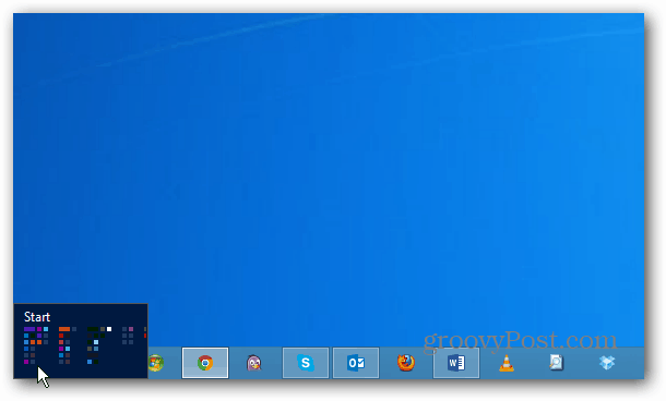 Starten Sie Kachel Windows 8