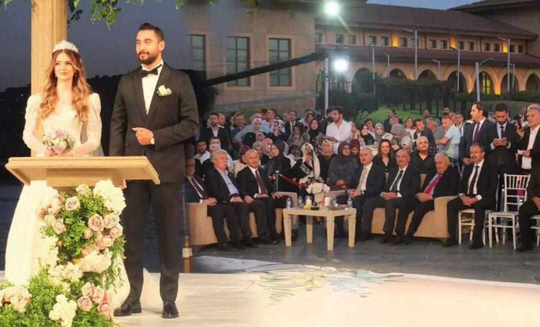 Feyza Başalan und Çağatay Karataş haben geheiratet! Politiker strömten zur Hochzeit