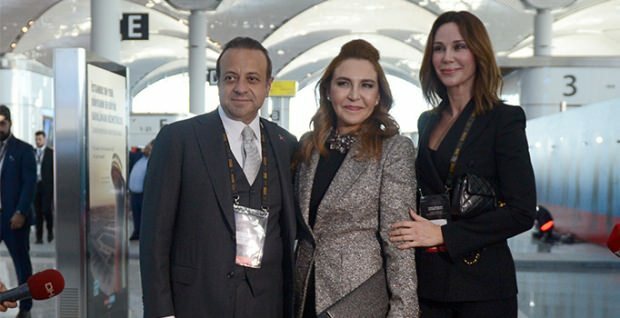 Berühmter Zustrom zur Eröffnung des Flughafens Istanbul