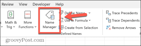 Excel-Namensmanager