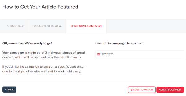 MissingLettr.com kümmert sich 12 Monate lang um die Werbung für Ihren Blog-Beitrag.