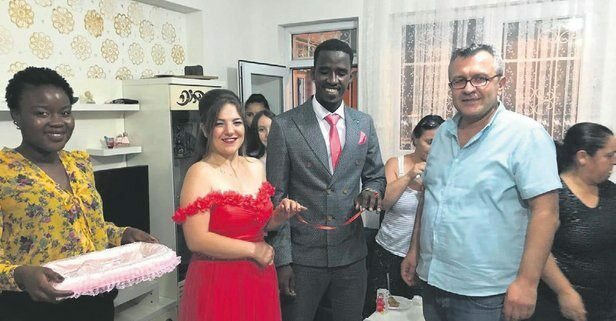 Senegalesischer Bräutigam zu Kayseri
