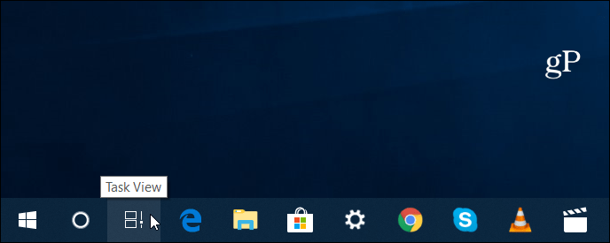 Zeitleisten-Symbol Windows 10