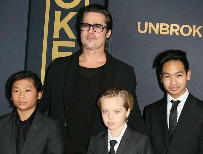 Brad Pitt und seine Kinder