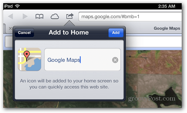 IOS 6 Tipp: Fügen Sie Google Maps zum Startbildschirm hinzu