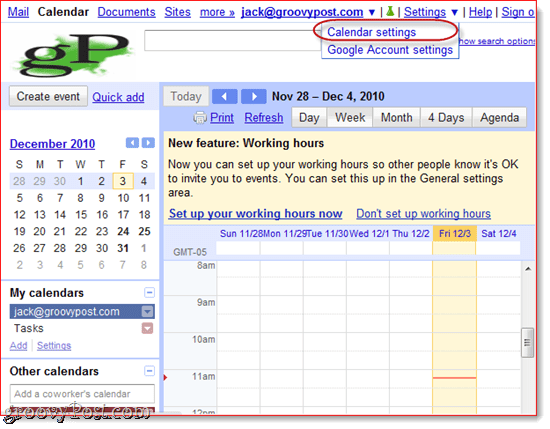 Synchronisieren Sie Google Kalender mit Outlook 2010