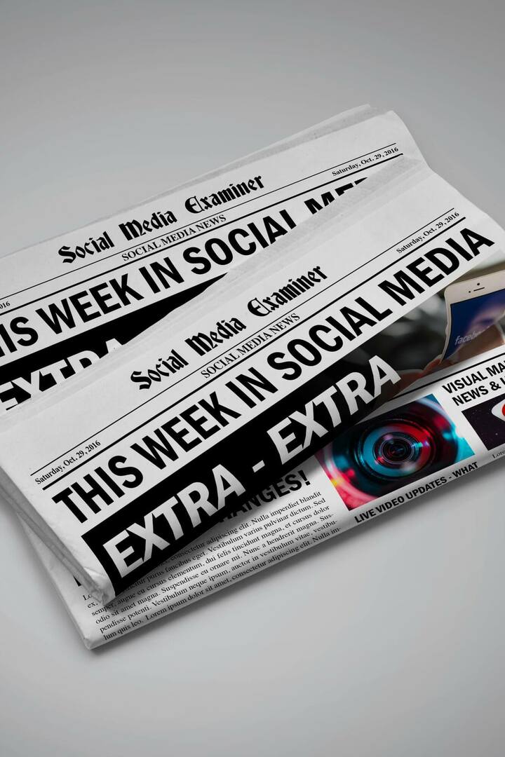 YouTube führt mobile Endbildschirme ein: Diese Woche in Social Media: Social Media Examiner