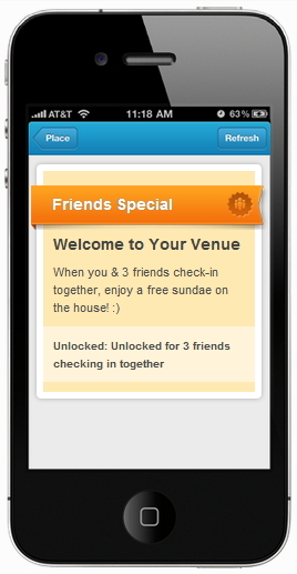 foursquare spezielles einfaches Beispiel