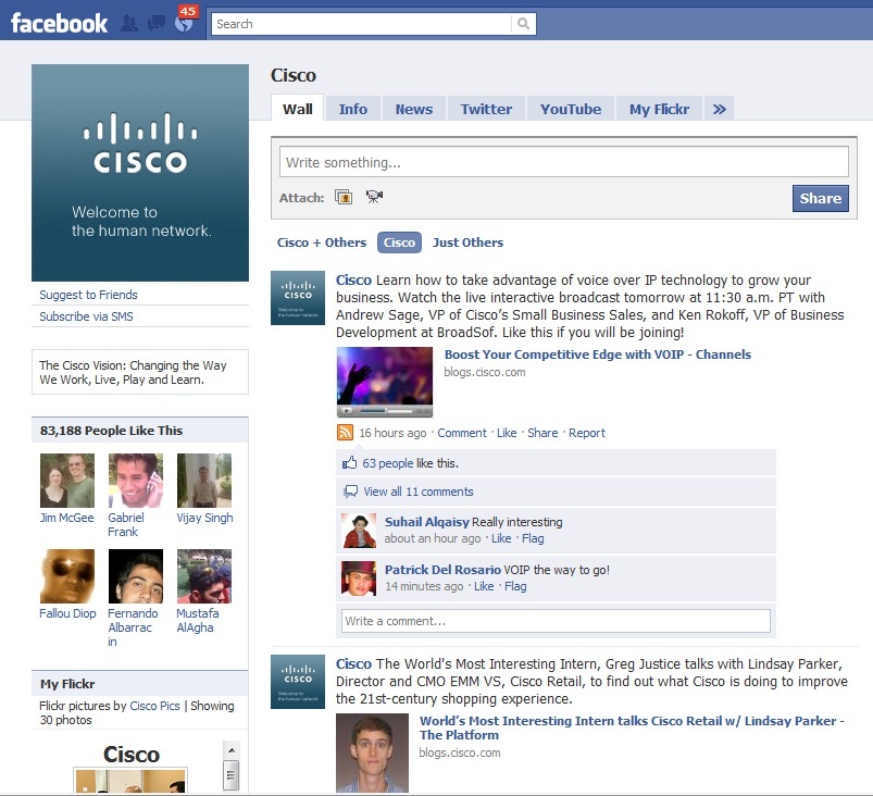 Durch den Start von Social Media spart Cisco über 100.000 US-Dollar
