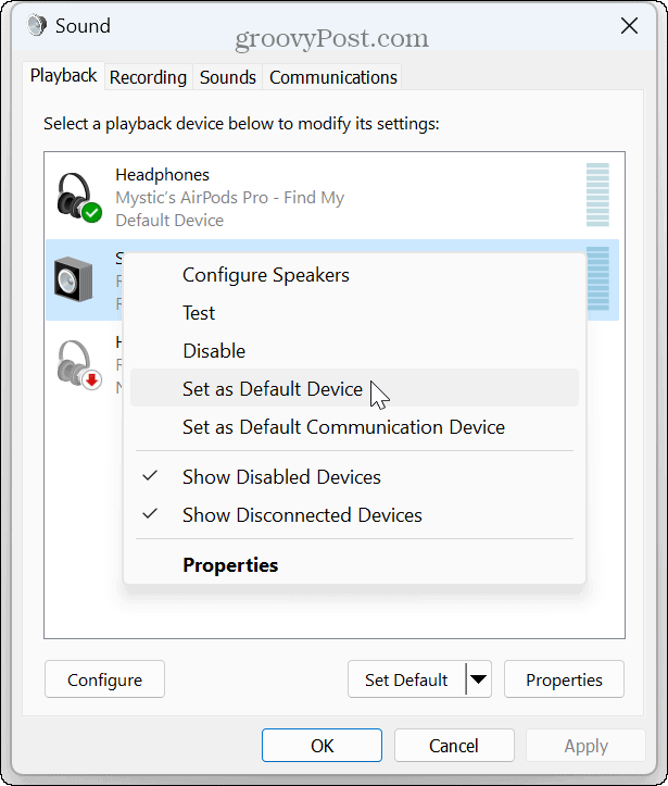 Windows 11 erkennt keine Kopfhörer