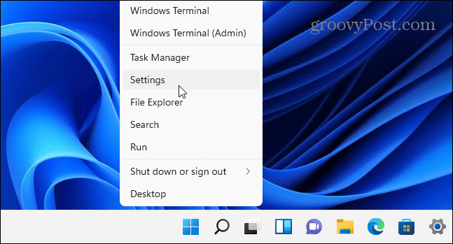 Starteinstellungen Windows 11