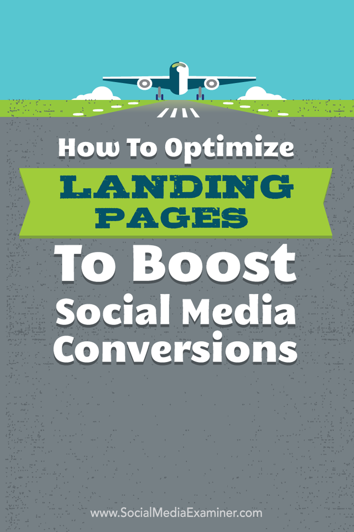 So optimieren Sie Landing Pages, um Social Media-Conversions zu fördern: Social Media Examiner