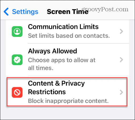 Blockieren und entsperren Sie Websites auf dem iPhone