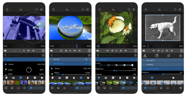 LumaFX ist eine Videobearbeitungs-App.