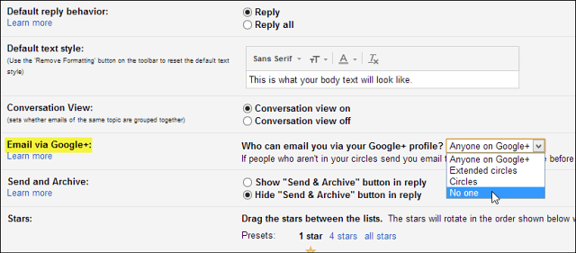 Google+ ermöglicht es jetzt jedem, Ihnen eine E-Mail zu senden