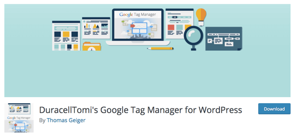 Chris empfiehlt das Google Tag Manager für WordPress-Plugin von DuracellTomi.