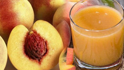 Was sind die Vorteile von Pfirsich? Pfirsich-Tee zur Darmregulierung! Wenn Sie Pfirsichsaft trinken ..